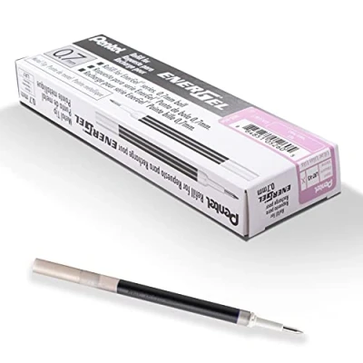 Afbeelding van Pentel LR7 V3X Navulling voor EnerGel pennen 0,7 bal = 0,35 mm lijndikte, 12 stuks, paars