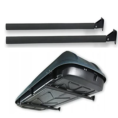 Afbeelding van QLS Handels Dakbox, inklapbaar, dakkoffer, skibox, surfplank, wandhouder, houder, WS04