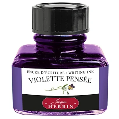 Afbeelding van J.Herbin 13077T inkt voor vulpen, 30 ml, diepmoedertje violet