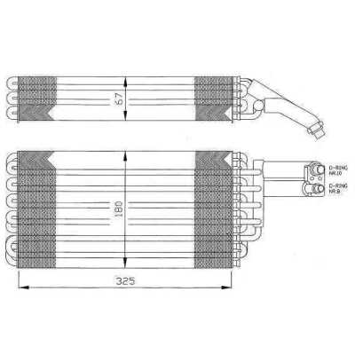 Afbeelding van NRF Airco verdamper 36057
