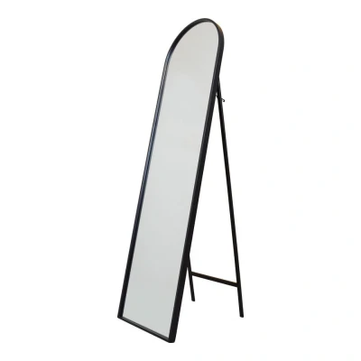 Afbeelding van Fragix Ark passpiegel Zwart metaal 150x40