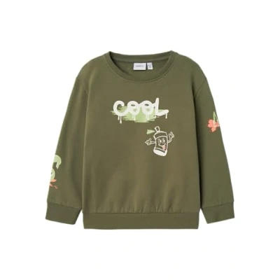 Afbeelding van name it Sweatshirt Nmmnole Diepe Lichen Green