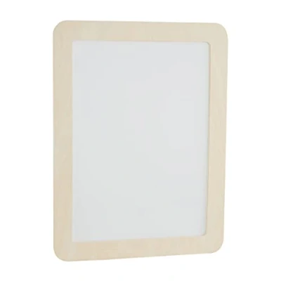 Afbeelding van Marabu 017300000060 zeefdrukframe van hout, ideaal voor textieldruk met watergedragen drukinkten, geschikt afdrukken op licht en donker textiel, ca. 25 x 18,8 0,5 cm