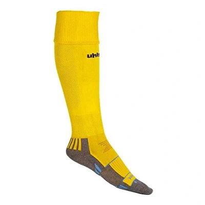 Afbeelding van Uhlsport Team Pro Voetbalkousen Lime Yellow / Zwart Maat: 37 40