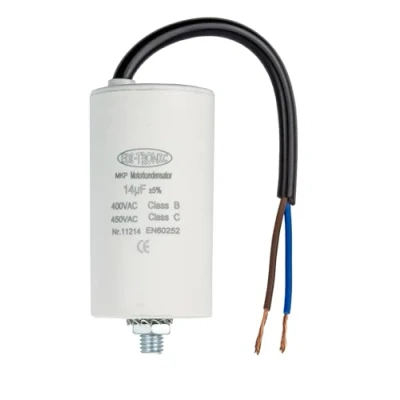 Afbeelding van Condensator startcondensator motorcondensator werkcondensator kabel 14µF 450V