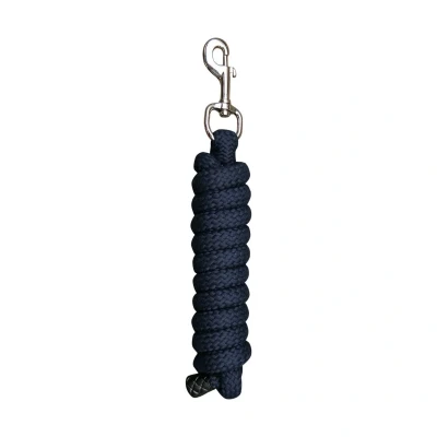 Afbeelding van Harry&#039;s Horse Halstertouw mounty, zilverkleurige muskaton, 2M One Size Navy Blue
