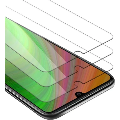 Afbeelding van Cadorabo 3x Screenprotector geschikt voor Samsung Galaxy A41 Beschermende Pantser Film in KRISTALHELDER Getemperd (Tempered) Display beschermend glas 9H hardheid met 3D Touch