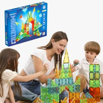 Afbeelding van Geomag Magnetische tegels Gems 100