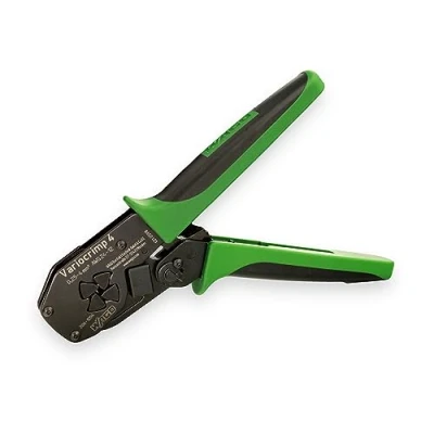 Afbeelding van WAGO Krimptang Variocrimp 4 206 1204 krimpbereik 0,25 mm² 4,0 mm², voor adereindhulzen met en zonder kunststof kraag, ontgrendelbare gedwongen blokkering gasdichte krimping