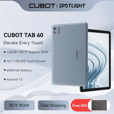Afbeelding van Tablet Cubot 60 WIFI 10,1&quot; 4 GB RAM 128 Grijs