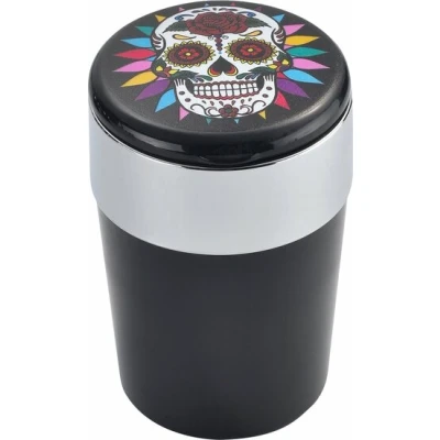 Afbeelding van Auto Asbak Calavera Mix 5 Ledverlichting