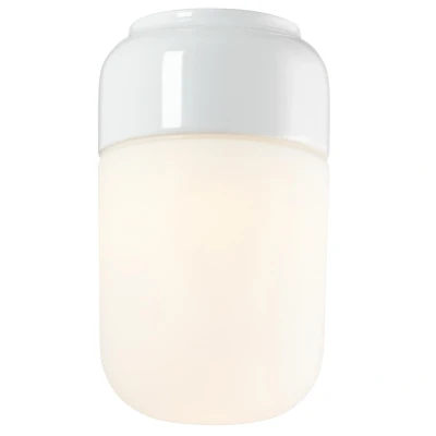 Afbeelding van Ifö Electric Ohm 100170 plafond en wandlamp LED porselein IP44 Wit