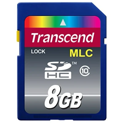 Afbeelding van Transcend Flash Geheugenkaart (SDHC, 8 GB, U1),
