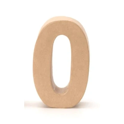 Afbeelding van GLOREX 6 2029 140 karton nummer 0, van bruin karton, ca. 17,5 x 5,5 cm groot, voor het beschilderen en beplakken, servettentechniek decoratch, ideaal als decoratie
