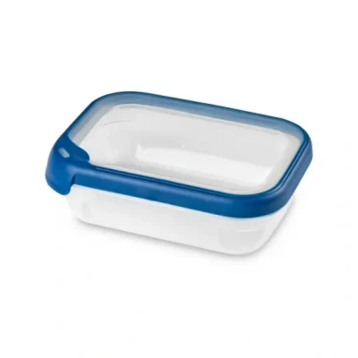 Afbeelding van Curver Grand Chef Vershoudbak Rechthoek 1.2L Transparant/Donkerblauw