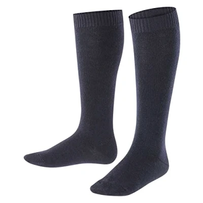 Afbeelding van Falke Comfort WOOL Kneehigh WARM Kniekousen voor kinderen, Maat: 23 26, Darkmarine