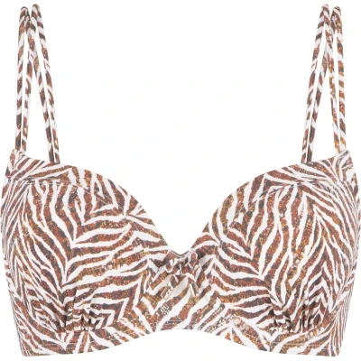 Afbeelding van Lingadore FORM Bikinitop, Dames, Maat: 40xF, Zebradruck