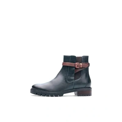 Afbeelding van ara Dames Tulsa enkellaarzen, blauw, Moro, 43 EU, Blauw EU