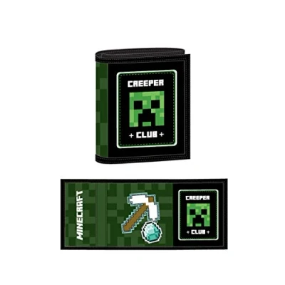 Afbeelding van Minecraft portemonnee / 9,5 cm x 12
