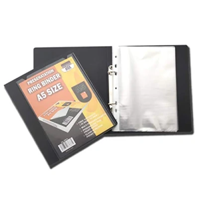 Afbeelding van Ark A5 15mm Ring Binder+10 Gratis Zakken (A5 Presenatatie Binder)