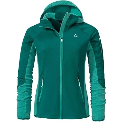 Afbeelding van Schöffel Lodron Fleece Hoody voor dames, L, psychotropical, 42