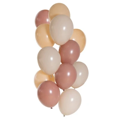 Afbeelding van Ballonnen set Blush Crush 33cm 12 stuks
