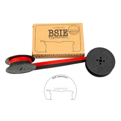 Afbeelding van OLYMPIA SCHRIJFMACHINE LINT BSIE TYPEWRITERS (zwart en rood)