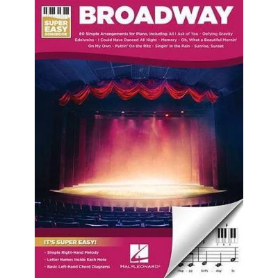 Afbeelding van Broadway super easy songbook piano, voix, guitare