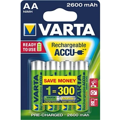 Afbeelding van Varta Professionele Mignon AA batterij (1,2 V, 2600 mAh, 10 x 4 blister)