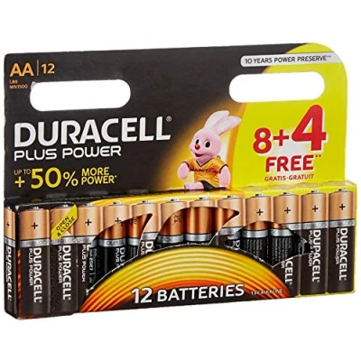 Afbeelding van Duracell AA Plus Power Batterijen