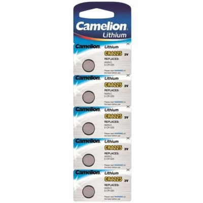 Afbeelding van Camelion Knoopcel Batterij CR1225 BP5 5stuk(s) 3 0.025Ah 4260033152695