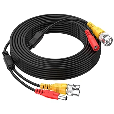 Afbeelding van Cocar 32 voet 10 m All in One BNC video verlengkabel met Power DC aansluiting voor bewakingscamera Home Surveillance CCTV Closed Circuit TV systeem