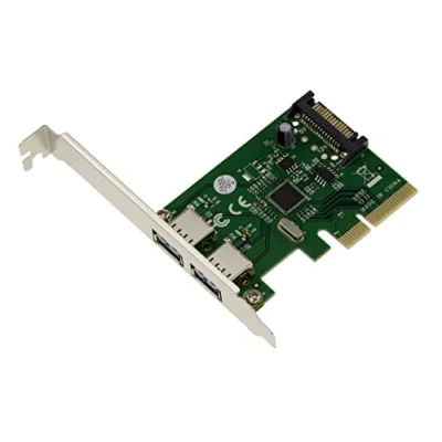 Afbeelding van KALEA INFORMATIQUE PCI Express PCIe naar USB 3.1 2 externe poorten controllerkaart met ASM1142 chipset 10G snelheid