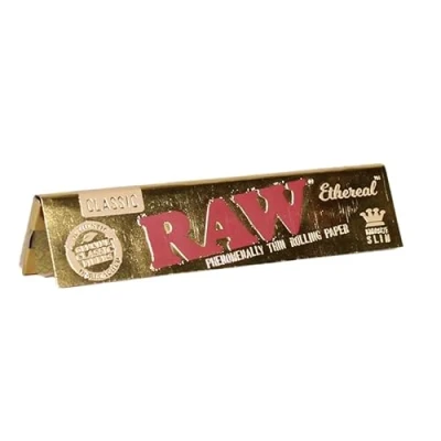 Afbeelding van RAW ETHEREAL GOUD PAPIEREN KING SIZE 3 Boekjes