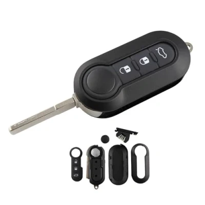 Afbeelding van 3 Knop Flip Vouwen SIP22 Blade Key Shell YRemote Autosleutel Vervanging Voor Fiat 500 Panda Punto Bravo Ducato