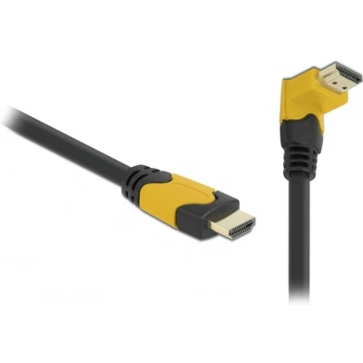 Afbeelding van Delock High Speed HDMI Kabel Stecker gerade zu 90 oben gewinke
