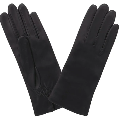 Afbeelding van Glove Story Cloé Leren Dames Handschoenen Maat 7,5 Zwart