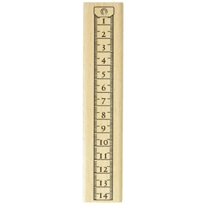 Afbeelding van FE111091 Florilèges stempel meetlint Naaien/Scrapbooking, 3 x 6 2,5 cm