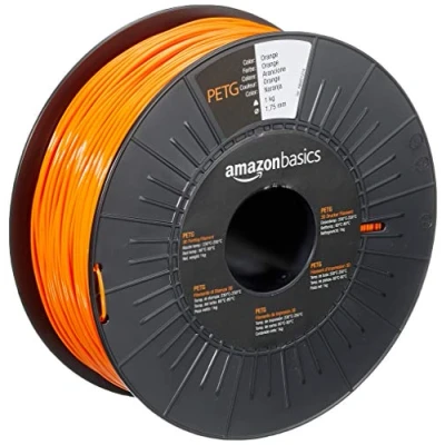 Afbeelding van Amazon Basics 3D printerfilament, PETG, 1,75 mm, oranje, spoel van 1 kg