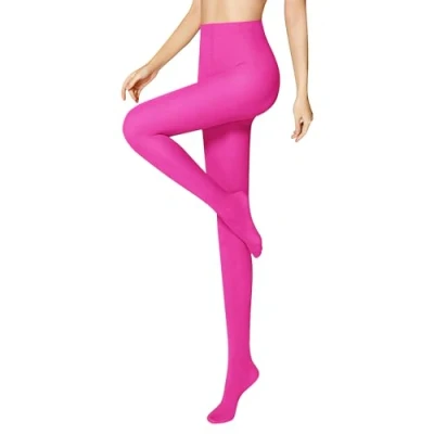 Afbeelding van Libella Kleurrijke damespanty, 80 DEN, ondoorzichtig, microvezel, in klassieke en trendy kleuren, 27227, roze, S