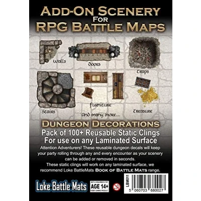 Afbeelding van Scenery for RPG Maps Dungeon Decorations Add On