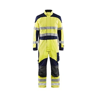 Afbeelding van Blaklader Multinorm Inherent overalls 6089 1512 High Vis Geel/Marineblauw C46