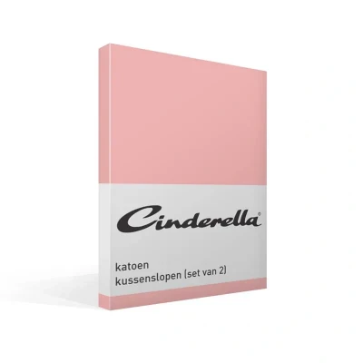 Afbeelding van Cinderella Weekend Kussenslopen 60x70 cm Katoen Roze set van 2 stuks
