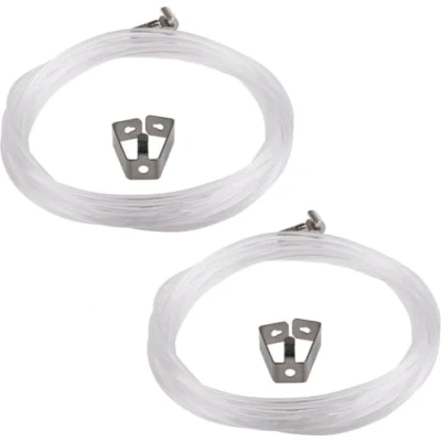 Afbeelding van STAS ophangsysteem Cobra + perlon koord smartspring Ophangsystemen Schilderijen / Fotolijsten Poster Schilderijhaakjes Zonder Boren 250 cm (set van 2 stuks)