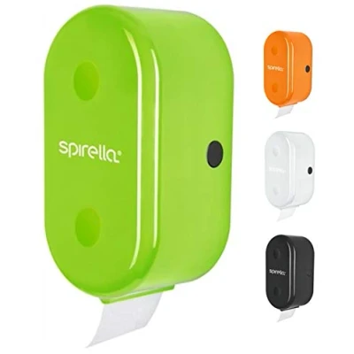 Afbeelding van Spirella WC rolhouder + reserverolhouder &quot;Cube&quot; om te lijmen of boren groen