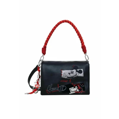 Afbeelding van Desigual Medium Mickey Handtas, Dames, Maat: One Size, Black