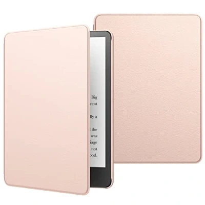 Afbeelding van MoKo Case Fits ALL new kindle Paperwhite 11th Generation 2021, Ultra Lightweight Shell Cover with Auto Wake/Sleep for 2021 kids &amp; Signature Edition 6.8&quot;, Rose Gold