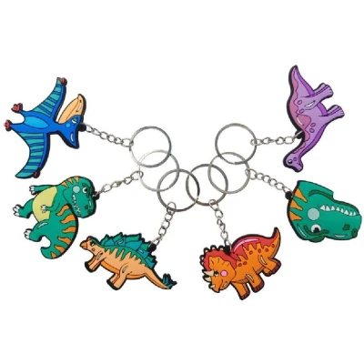 Afbeelding van Duckiez Sleutelhanger Dinosaurus 12 stuks