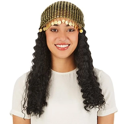 Afbeelding van dressforfun Vrouwenpruik waarzegster verkleedkleding kostuum halloween verkleden feestkleding carnavalskleding carnaval feestkledij partykleding 301118