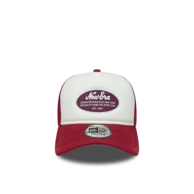 Afbeelding van New Era Patch Trucker Unisex Pet, Maat: One Size, Dark red/white